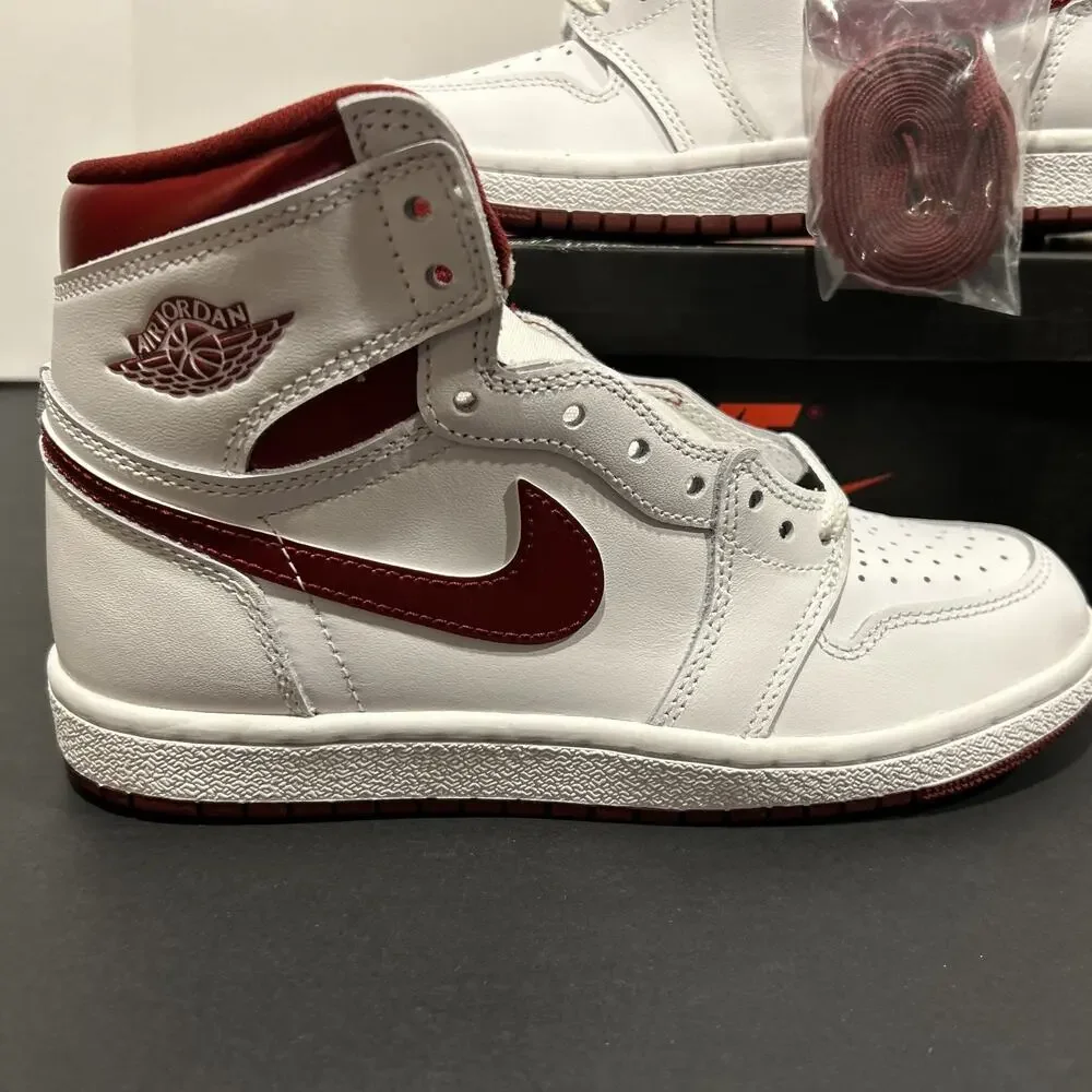 Air Jordan 1 High 85 - White/Team Red - White Size 6.5 BRAND NEW W OG BOX